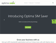 Tablet Screenshot of optimasaver.com